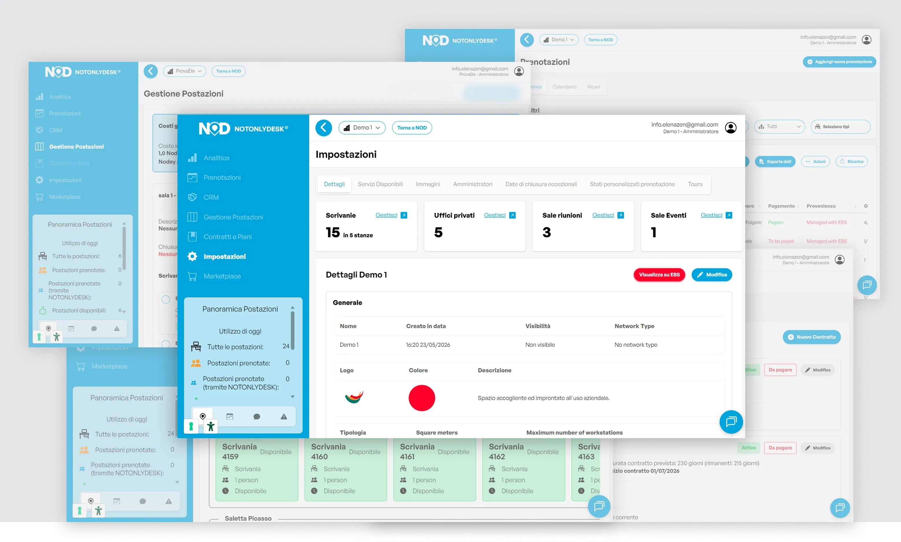 NOD Space Admin platform