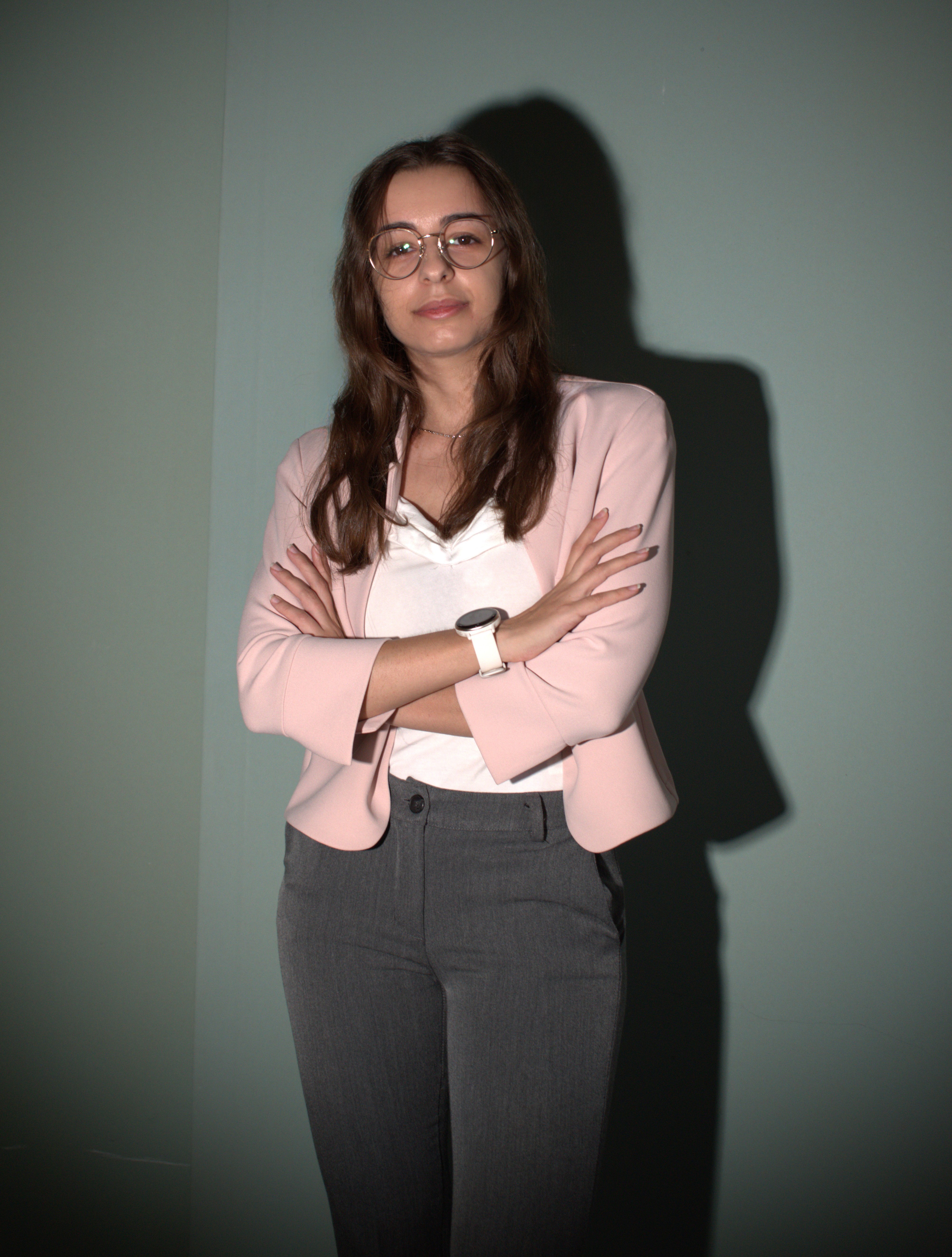 Elena web developer in formal clothing