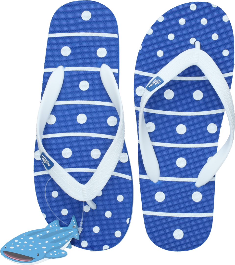 Whale flip flops