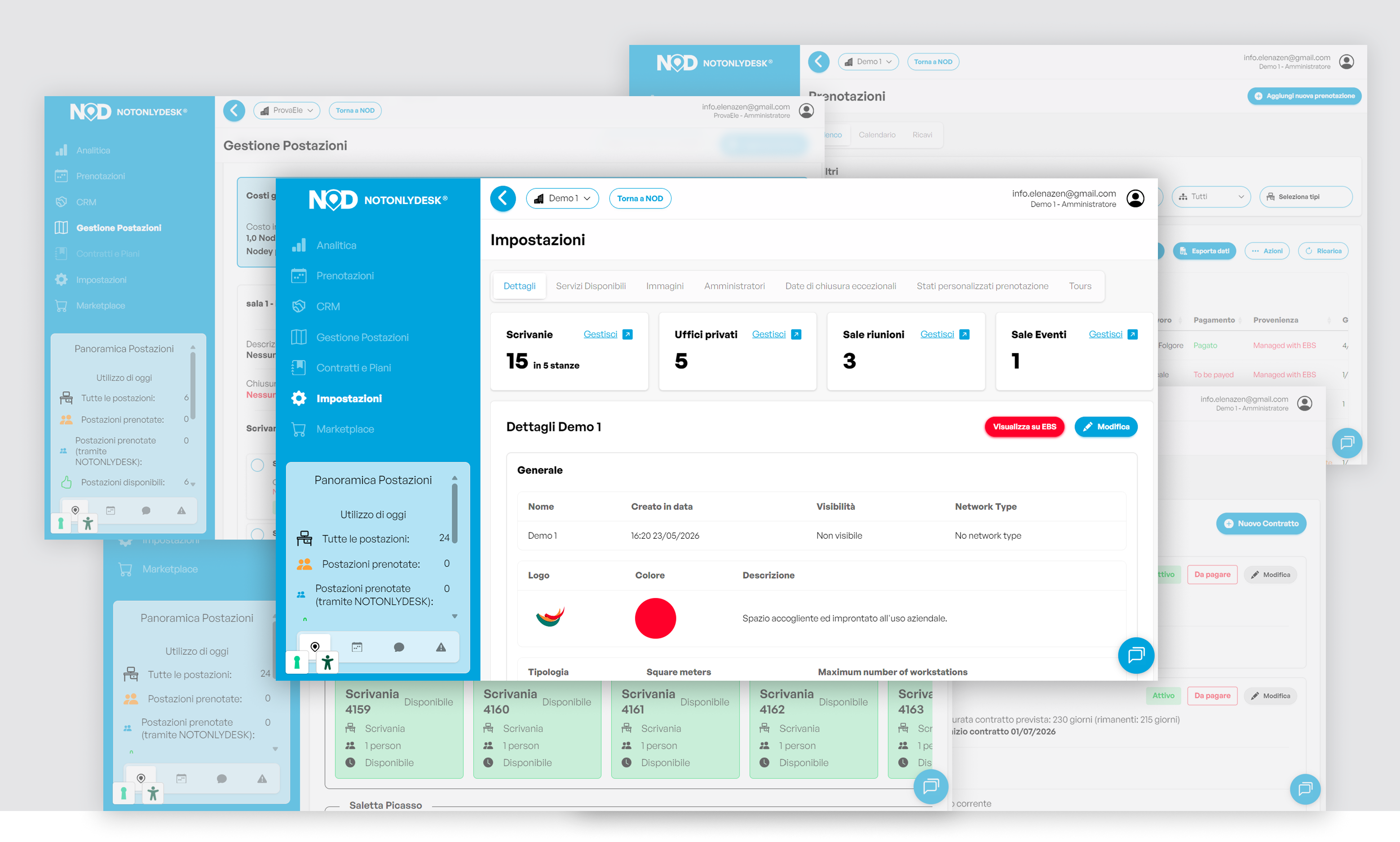 NOD Space Admin platform