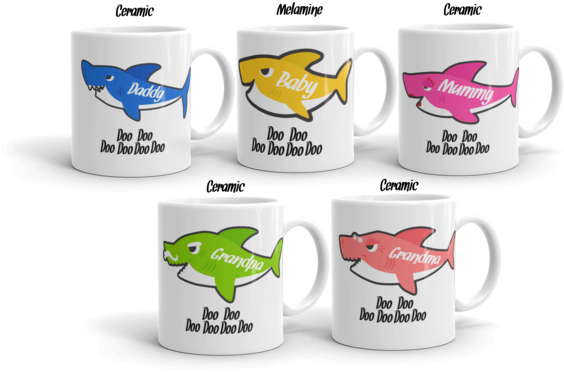 5 mugs